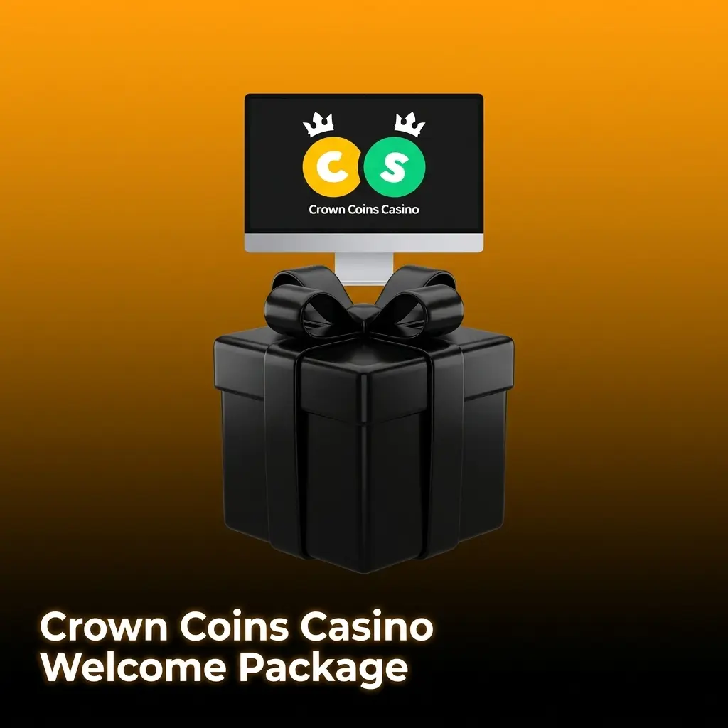 Crown Coins Casino welcome package offering 100000 Crown Coins and 2 Sweeps Coins free on registration