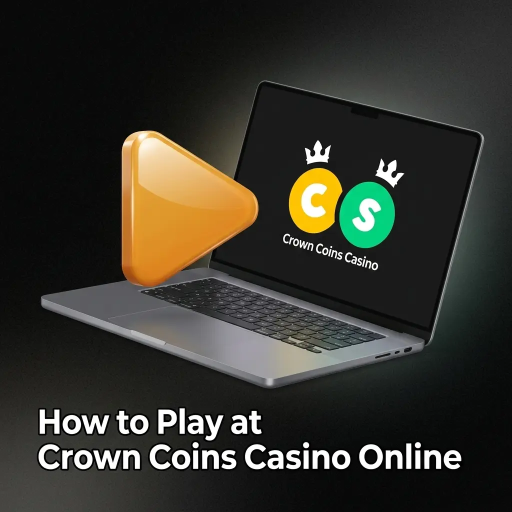 Step-by-step guide on how to register, log in, and start playing at Crown Coins Casino online