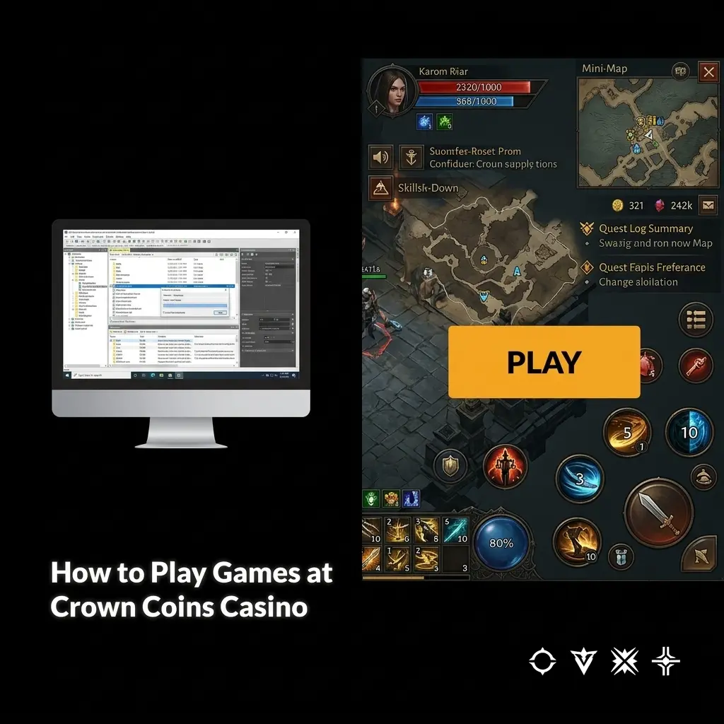 Crown Coins Casino game lobby showing slots, fish games, and jackpot titles playable instantly in browser